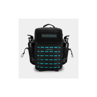 BUILT FOR ATHLETES - Gym Backpack 25L ( Medium) - Black & Aqua